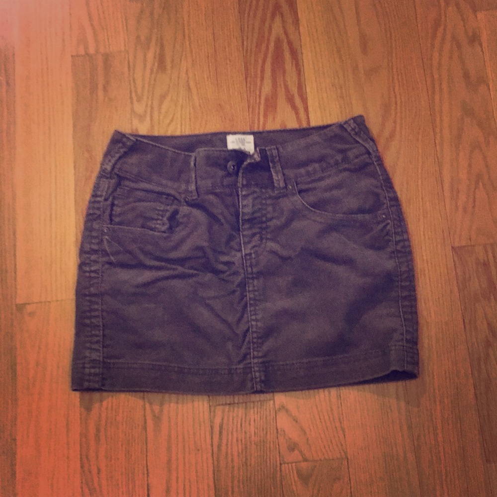 Green khaki skirt